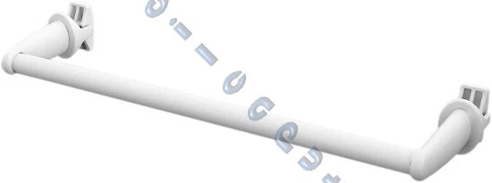 Porta asciugamani per termoarredo scaldasalviette bianco universale handy cm 36 - Immagine 3 di 4