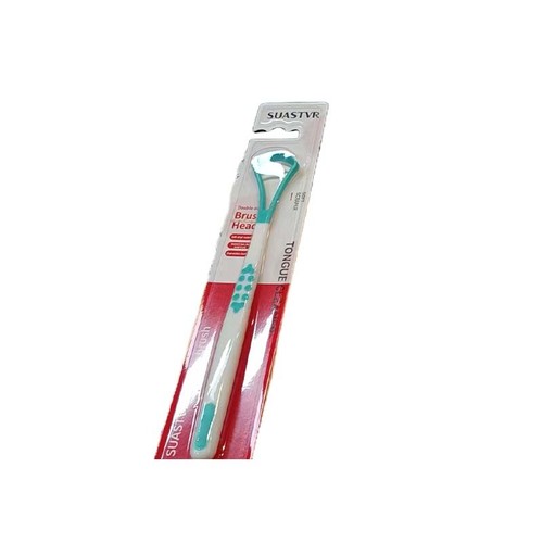 Soft Tongue scraper cleaner brush Oral handle floss cure bacteria fresh breath - Picture 6 of 13