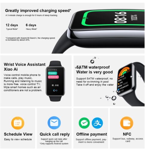 Xiaomi Mi Band 7 Pro Smart Band 1.64" AMOLED Screen Waterproof Tracker Watch - Picture 12 of 14