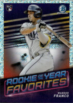 2022 Bowman Wander Franco #ROYF-1 Rookie of the Year Favorites Mojo Refractor 8O