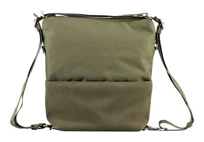 JOST Andoya 2 Way Backpack Rucksack Freizeitrucksack Rucksack Taupe dunkelgrün
