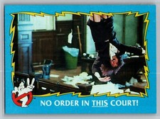 1989 Topps Ghostbusters II Movie Trading Card #29 No Order In This Court!
