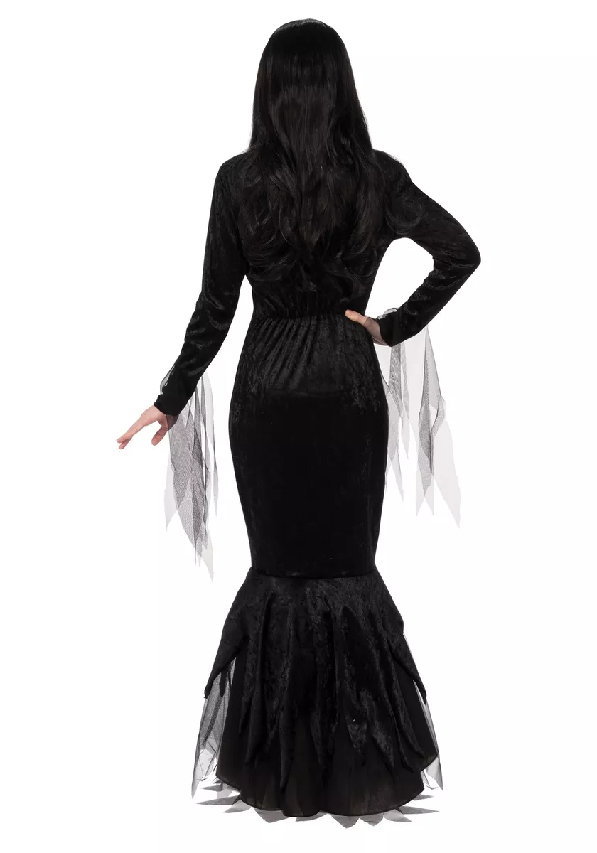  GIKING Halloween Costume Addams Family Costume Women Adult  Wednesday Dress Morticia Floor Vintage Dress : Clothing, Shoes & Jewelry