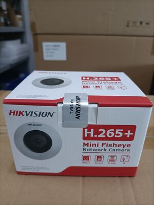 Hikvision DS-2CD2955G0-ISU 5MP 180° Fisheye Security Camera MIC Indoor POE US