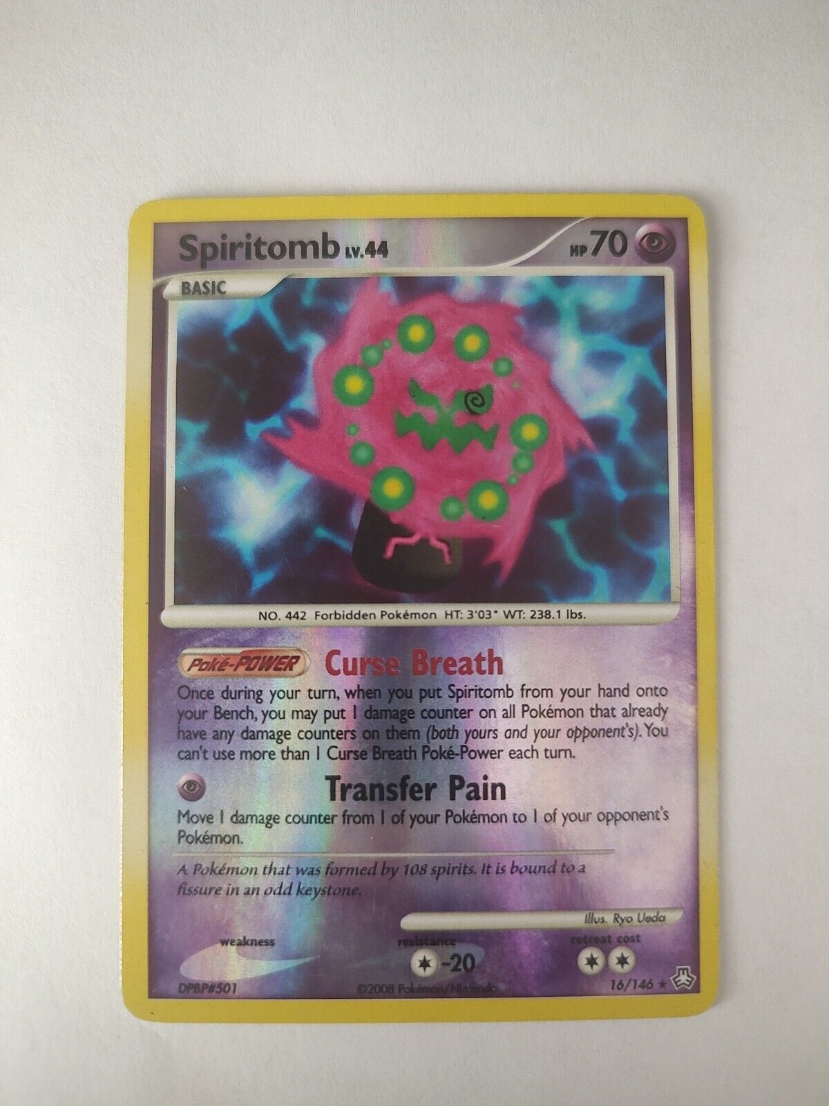 Pokemon TCG Spiritomb 16/146 (Reverse Holo)  Legends Awakened / MP