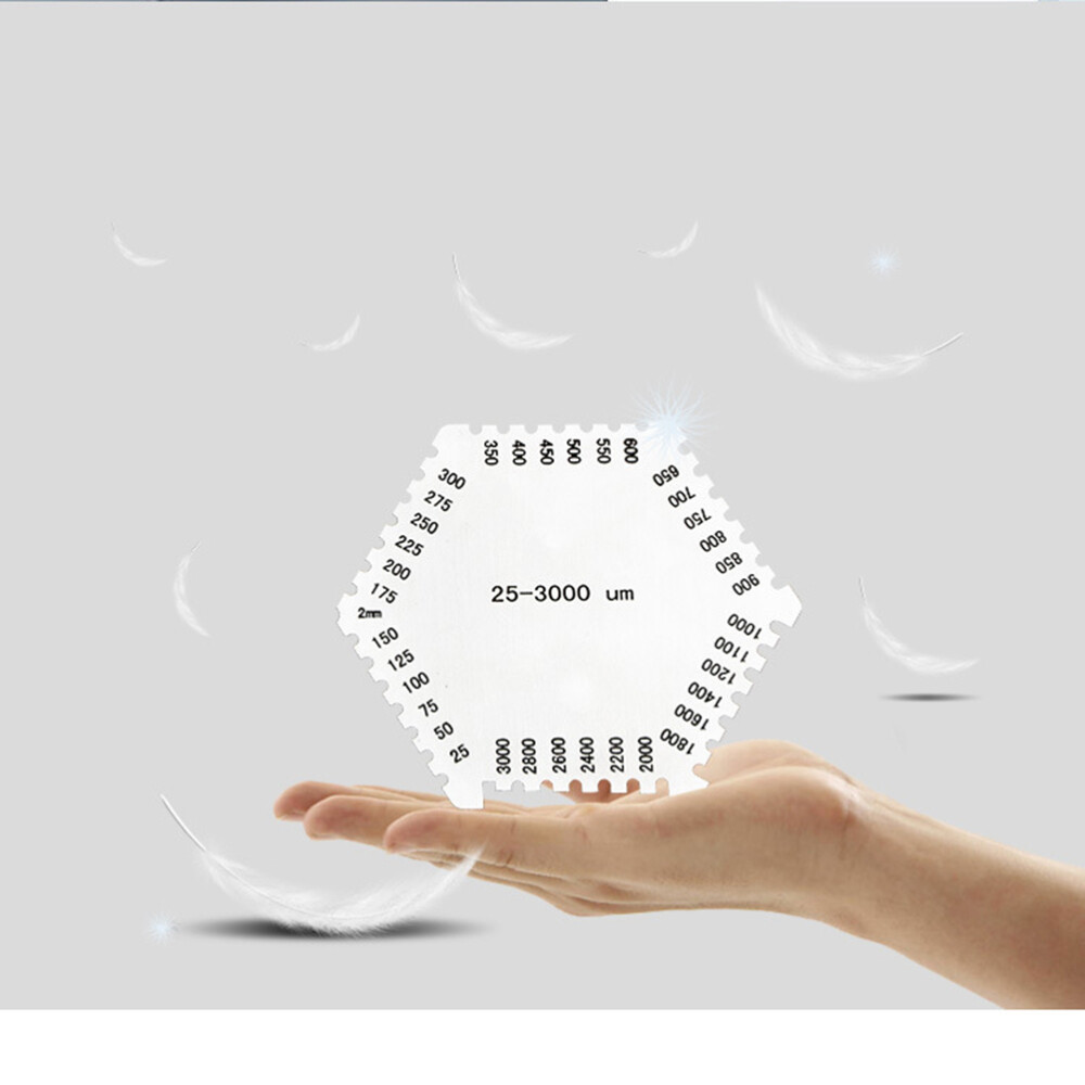 Wet Film Thickness Gauge Stainless Steel Comb Wire Welding Material | eBay