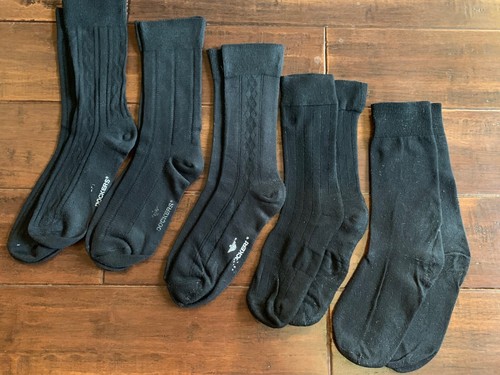 Dockers Dress 5 Pair Crew Socks Men's Regular 10-13