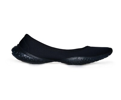 Lissom Flyte Women Black/Black Slip On Comfort Ballet Flats US 10