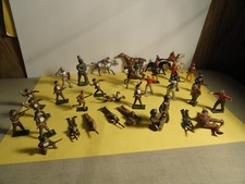 Vintage Military Lead Soldiers Toy Figures Lot Found In Grandpas Work Shop NICE