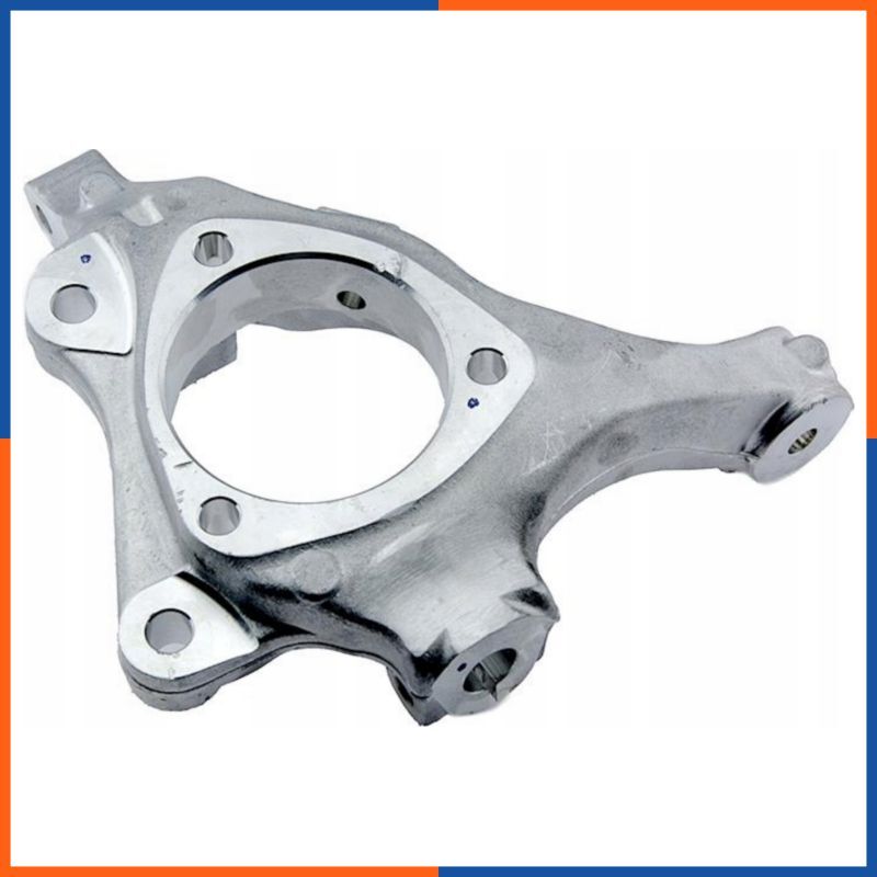 Porte-fusée gauche de suspension en acier forgé pour Opel 13219080