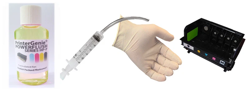 HP Photosmart 6520e Druckkopfreiniger - Düsenspülung - Drucktinte entsperren - Bild 2 von 2