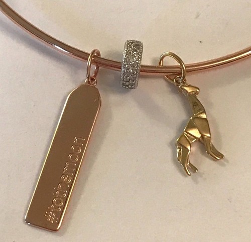 ❤️Origami Eulen Armband🦉 KERN Armreif ~ 3 Sterling Silber Charms ~ im Angebot!❤️ - Bild 2 von 6