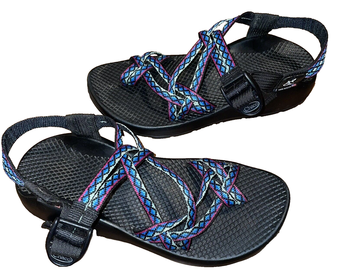 Chaco ZX/2 Colorado Sandals in Blue Purple Window Pane Chaco ZX/2 Colorado Sandals in Blue Purple Window Pane