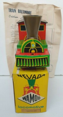 Train électrique à Pile WAMOO – Dinky – Jouet Ancien Vintage