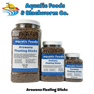 Arowana Floating Sticks - Great for Arowanas, Pacus, All Monster Fish. WL-JAR