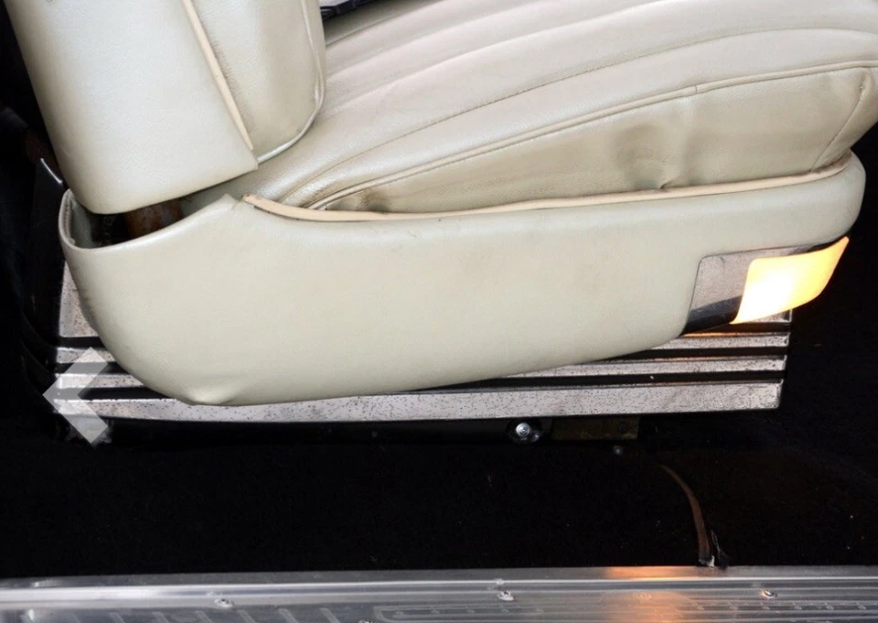 Lincoln Capri 1951-1955 juego de molduras de asiento/banco cromado (izquierdo y derecho) Foto 2 de 4