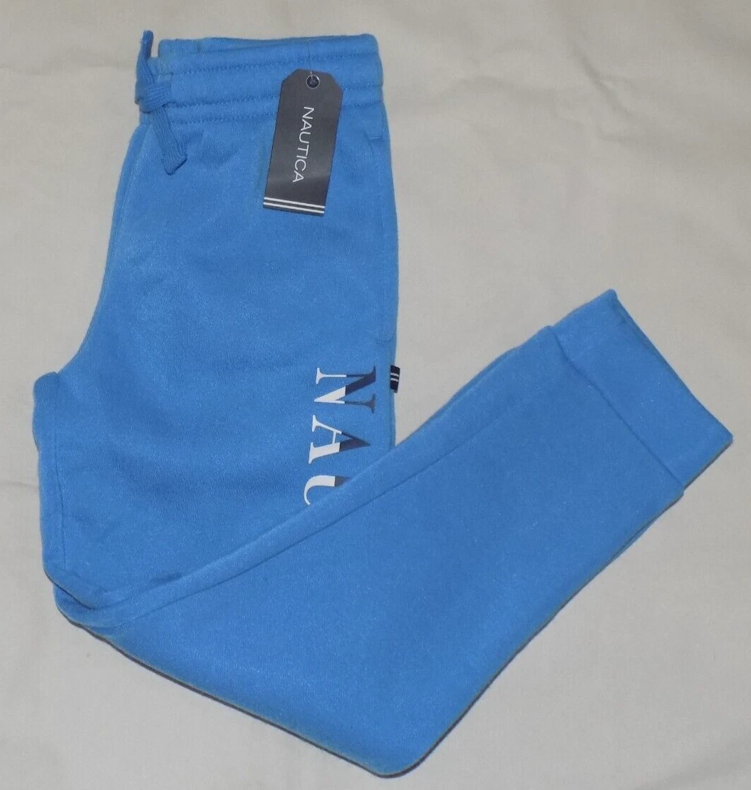 Nautica Kids Boys' Fleece Jogger Pants Regatta 5 New