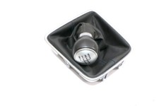 Golf Plus 5M Schaltknauf Schaltsack Schaltung Schaltknüppel 5-Gang Leder blau