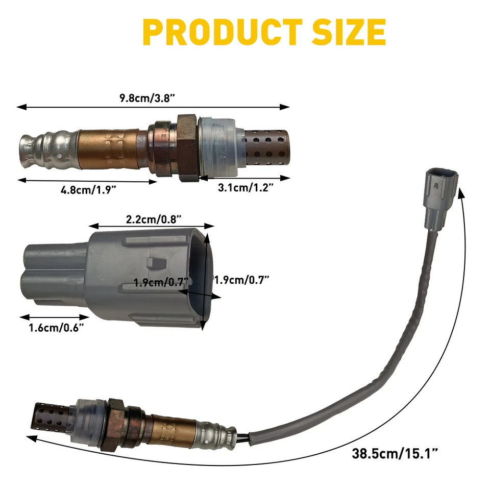 Oxygen O2 Sensor Upstream & Downstream For Lexus ES330 2004-2006 ES350 2007-2013 - Image 4 of 4
