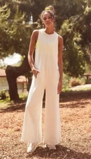 Free People Feel Free One Jumpsuit Iris Blue  /Size L