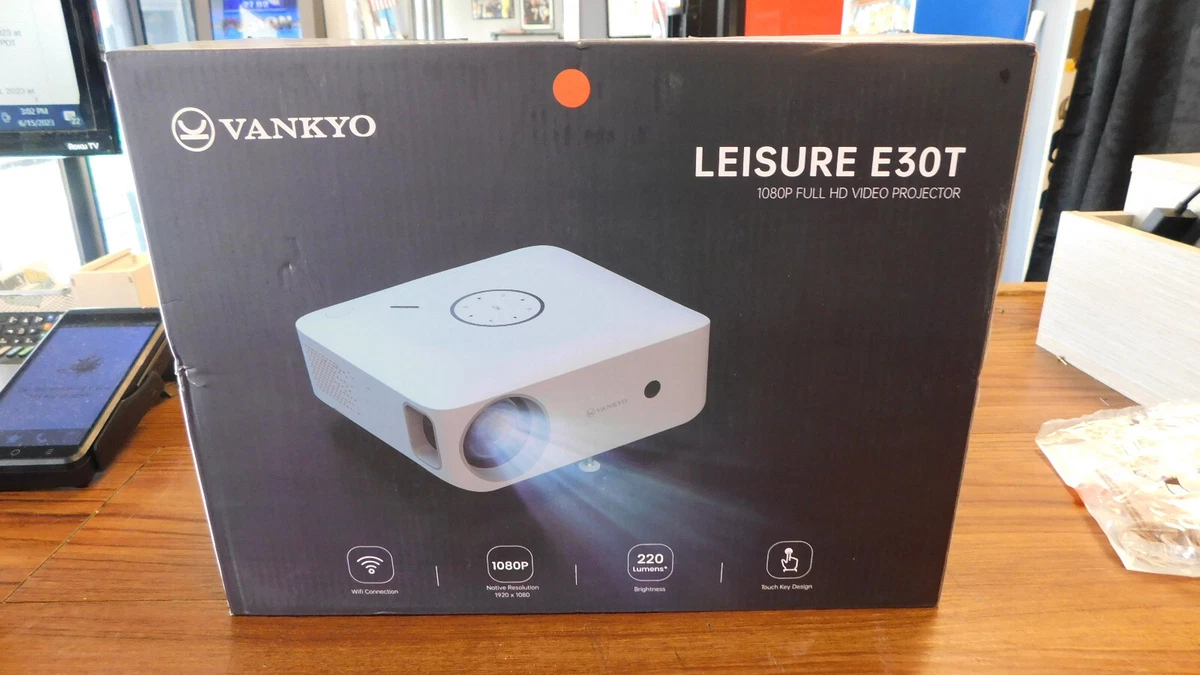 Vankyo Leisure E30T 1080P Full HD Video Projector Leisure 530W