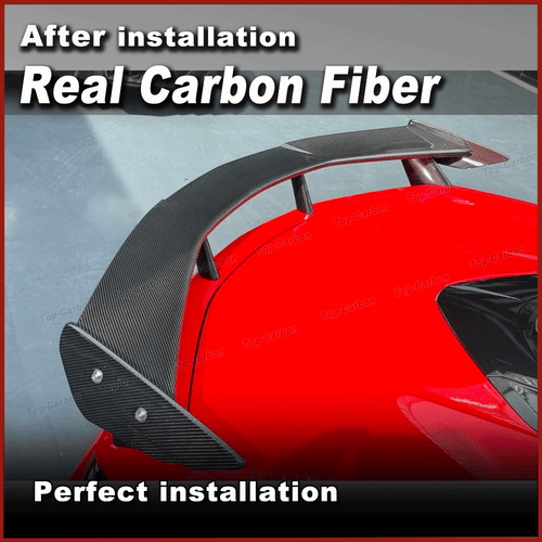 Alerón trasero de carbono alerón labio se adapta a Chevrolet Corvette Stingray C8 20-22 - Imagen 6 de 12
