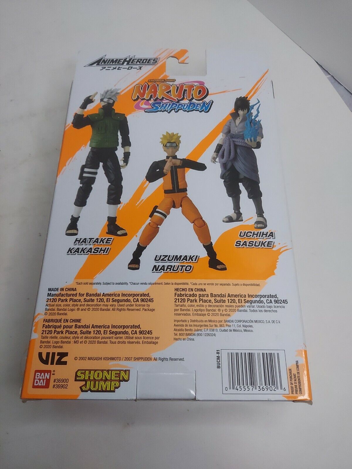 Naruto Shippuden 6 Inch Action Figure Anime Heroes - Sasuke Uchiha Rin