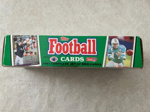 1991 TOPPS NFL FOOTBALL COMPLETE FACTORY SEALED SET - 660 CARDS - Picture 3 of 4