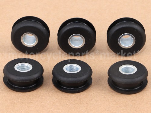Gas Tank Mounts Rubber Grommets For Harley Heritage Softail Springer Fatboy FXST - Foto 7 di 8