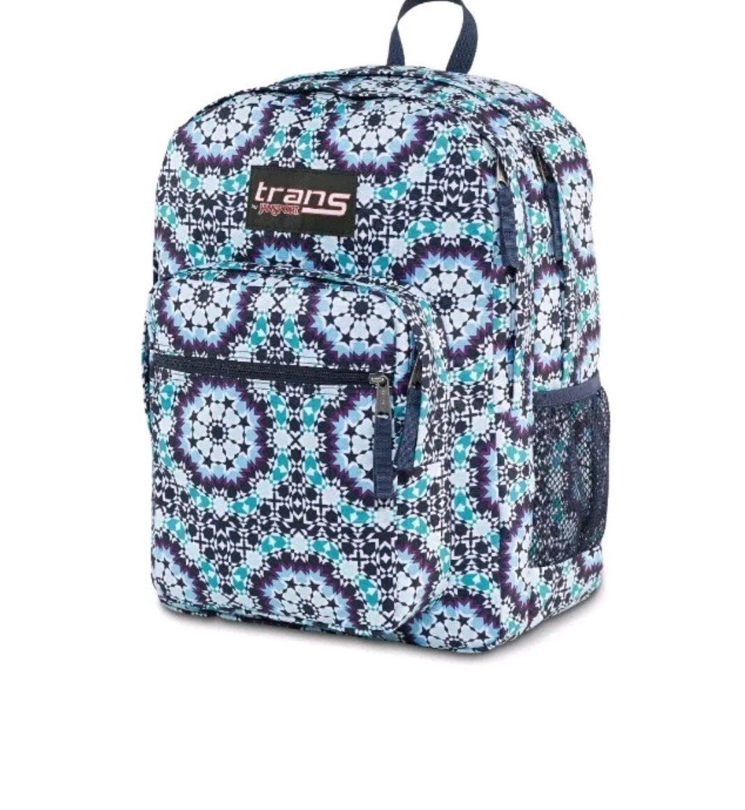 Trans By JanSport 17" SuperMax Girls Backpack - Navy Blue - New