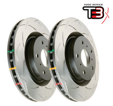 DBA Front 4000 Series Brake Discs Grooved for Ford Mustang 5.0L V8 GT 2015-2023