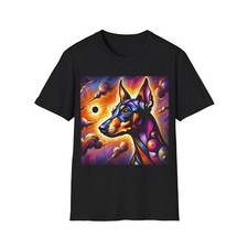 Camiseta unisex de algodón suave Dog Lover. Doberman Dog