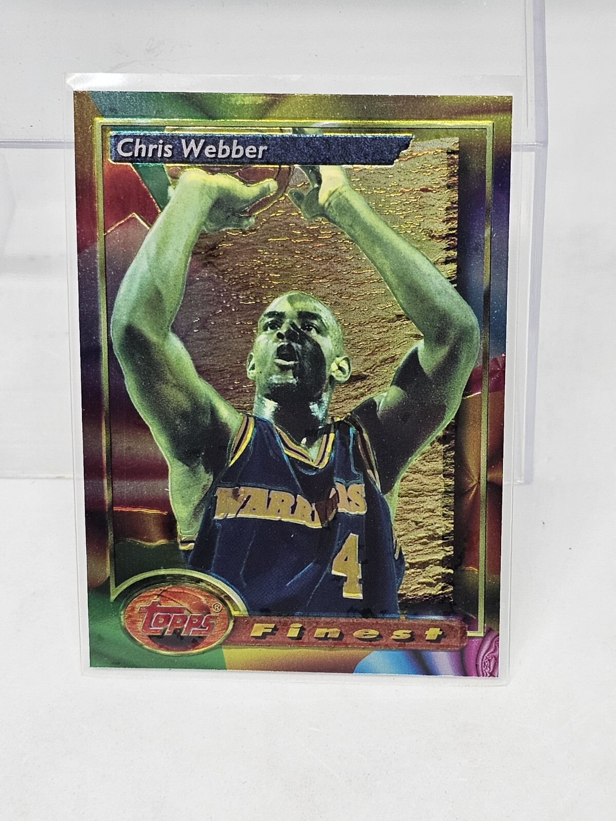 1993-94 Topps Finest Chris Webber Base Set RC #212