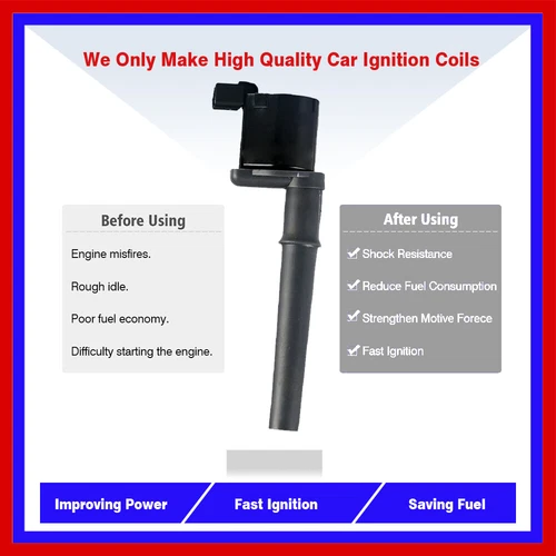 1PC Ignition Coil UFD254 for PANOZ AIV ROADSTER QVALE MANGUSTA 4.6L V8 UF191 - Bild 4 von 7