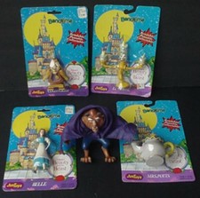 Disney Beauty and the Beast JusToys Bend-ems Set of 5 NEW