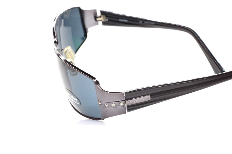 Gafas de sol de diseñador Miu Miu SMU61E 5AV-1A1 UY84 Gunmetal degradado 61-15-120 mm Foto 4 de 4