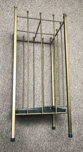 Vintage Brass Umbrella / Cane Stand 60's 70's - Picture 2 of 10