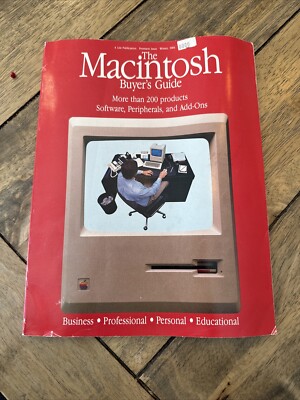 Macintosh Buyer's Guide #1 - Winter, 1984 ~~ Steve Jobs, Apple Computer