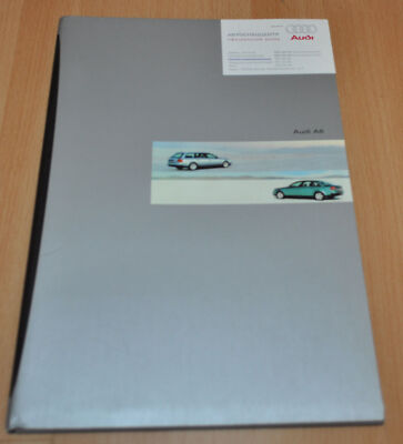 Audi A6 Brochure Prospekt 1998 2/98 Russian Edition Folder