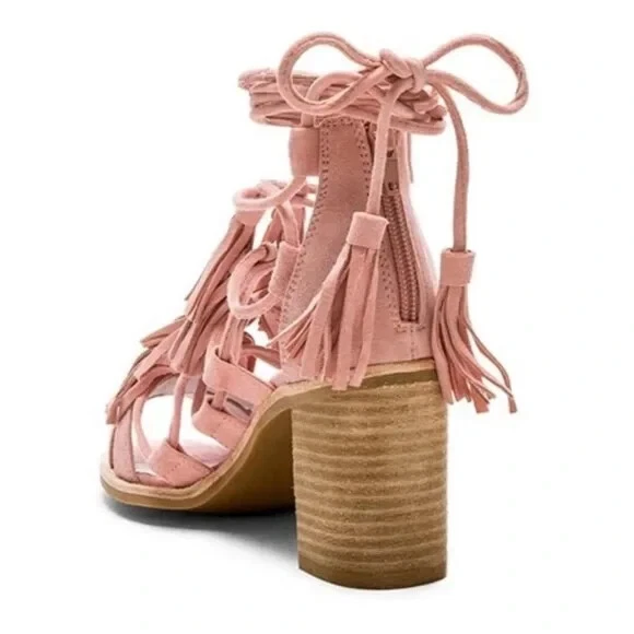 Sandalia plataforma borla rosa Jeffrey Campbell Linares talla 10 Foto 2 de 4