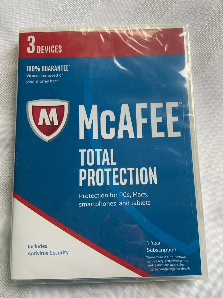 BRAND NEW  McAFEE Antivirus Total Protection 2017 (3 Devices) Factory Sealed - Image 2 of 3