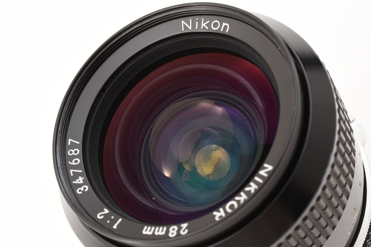 MINT] Nikon Nikkor-N Auto 28mm f/2 non Ai MF Lens From JAPAN
