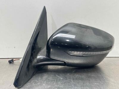 2017 NISSAN PATHFINDER SV OEM DRIVER LEFT DOOR MIRROR ASSEMBLY POWER BLACK G41