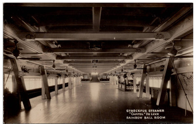 RPPC Streckfus Steamers NOLA Excursion Tourist Boat the Capital Postcard c1920s