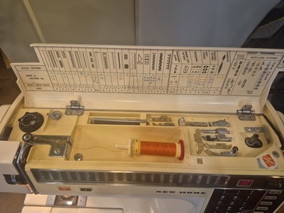 New Home Memory Craft 6000 Janome Nähmaschine getestet funktioniert Japan