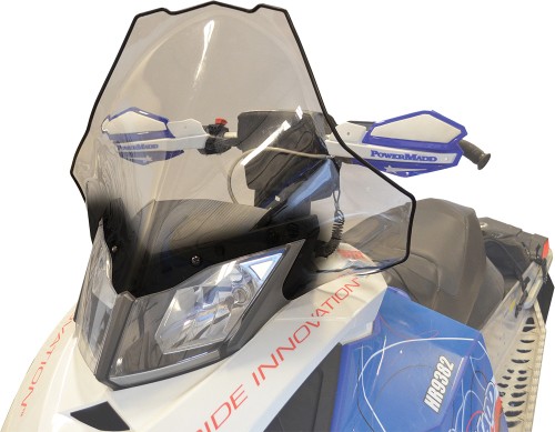 Powermadd - 13441 - Cobra Windshield, 20in Clear with Black Fade` Extra Tall - Picture 1 of 6