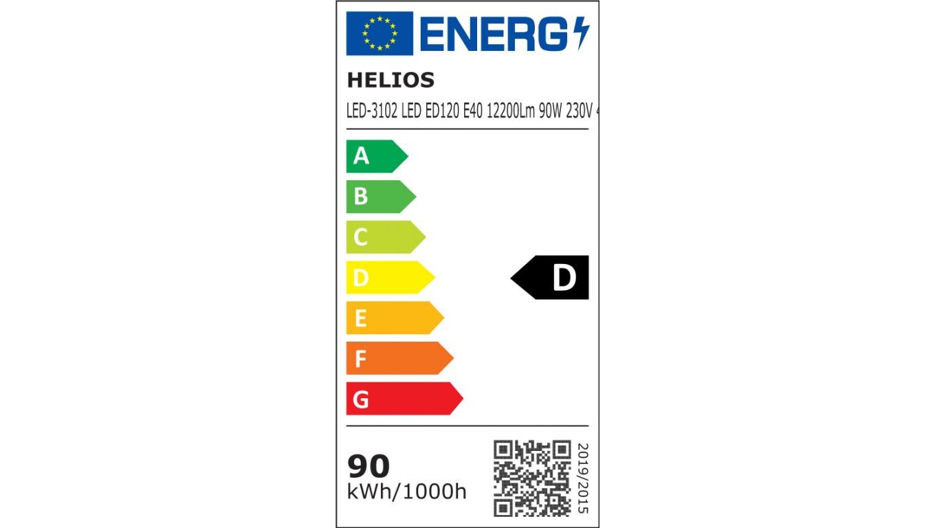 5907758836347 Oprawa LED intensive 230V 90W E40 ED120 4000K 1CT10 Helios LED-31 13190₽