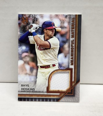 RHYS HOSKINS 2023 Topps Museum Meaningful Materials COPPER ~ Phillies #'d /35