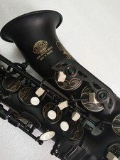 Musical Instrument Saxophone E Flat Alto Saxophone Black Nickel Gold Black Sax