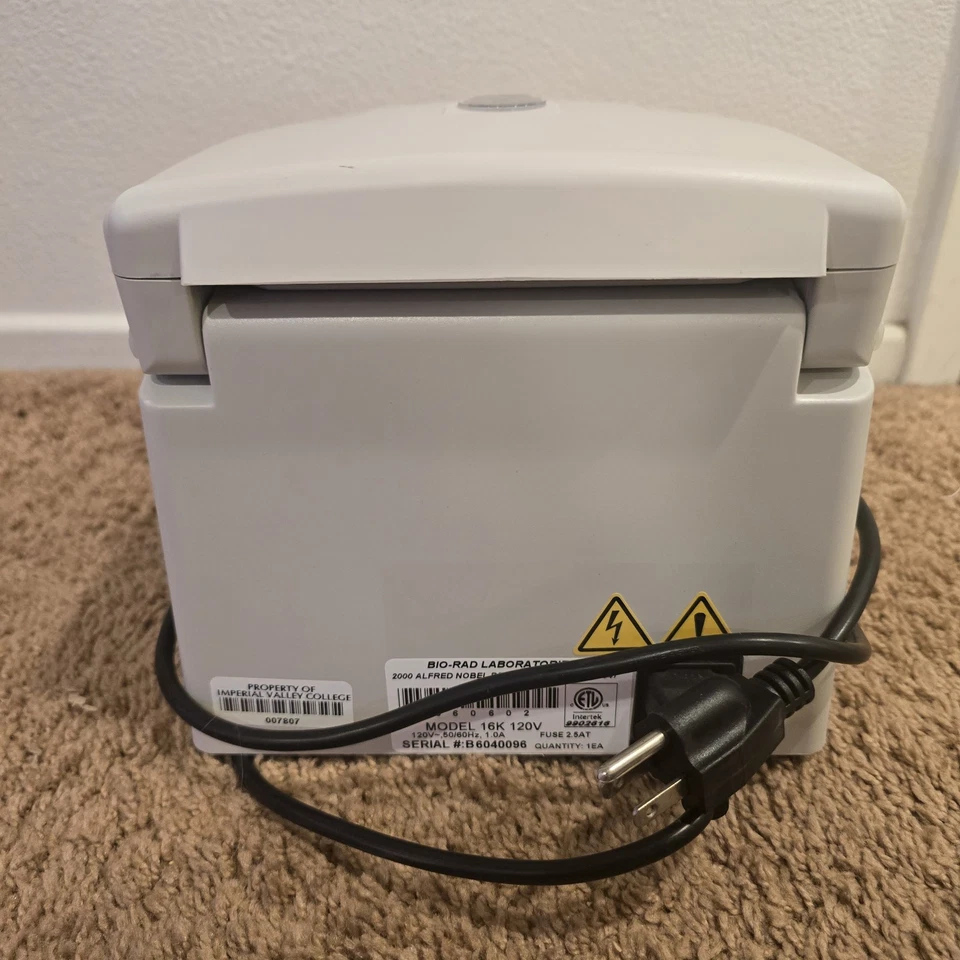 Bio-Rad Microcentrifuge Model 16K lab equipment working condition science - Image 2 of 4